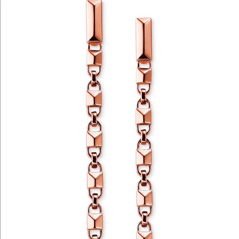 Michael Kors Mercer link drop earrings SS